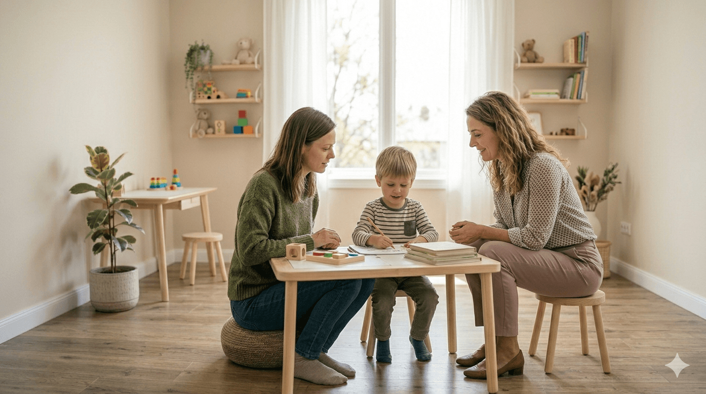 Theraply – ilustrace dětské terapie